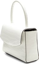 Lily Croc Top Handle Crossbody - Right