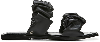 Iggy Ruched-Strap Sandals